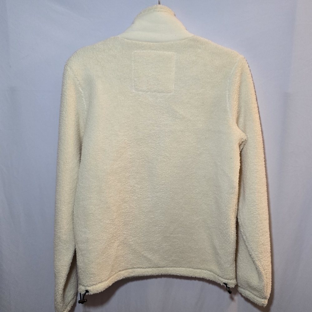 NFL Team Merch NE Pats New England Patriots Faux Sherpa 1/4 Zip Popover, sz S - Picture 5 of 9